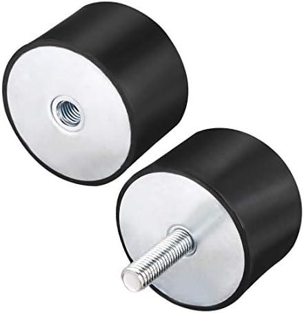 uxcell M12 Male Female Rubber Mounts, Shock Absorber, for Motor Generator Compressor Garage Reverse Osmosis Pump Impact Air Generator Car Bobbins, D70mmxH45mm, 1 Piece