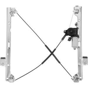 Obaee 741-442 Front Left Driver Side Power Window Regulator with Motor (2 Pins) Compatible with Chevrolet Silverado 1500 2500 HD/Tahoe/Suburban, GMC Sierra/Yukon 2007-2014, Cadillac Escalade 2007-2008