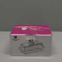 6.5'' Clear Glass Butter Dish with Handled Lid,Classic 2-Piece Design Butter Keeper For Countertop,Dishwasher Safe