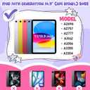 OKP Case for iPad A16 11th Generation 11 inch 2025/ 10th Generation 10.9 inch 2022, Shockproof Rugged Heavy Duty 11/10 th Gen i Pad Protective Cover with Pencil Holder/Kickstand, Hot Pink