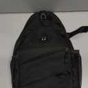 Crossbody Bags for Women Men Trendy Sling Bag Backpack Casual Chest Bag with Convertible Shoulder Strap (Medium, Black)