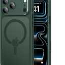 ESR for iPhone 17 Pro Max Case, Camera Control, Compatible with MagSafe, Shockproof Military-Grade Protection, Magnetic Phone Case for iPhone 17 Pro Max, Classic Hybrid Case, Frosted Green