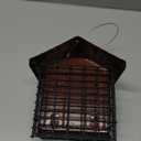 More Birds Double Suet Feeder with Weather Guard, 6.5" L X 4.25" W X 7.25" H, Brown