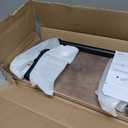 Clothes Rack 36in, Wall Mounted Garment Rack with Real Wood Shelf, Heavy Duty Hanging Clothes Rack, Multi-Purpose Hanging Rod, Space-Saving Closet Storage (Brown)