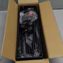 SPACEKEEPER Slim Rolling Storage Cart 4 Tier Bathroom Organizer Cart Mobile Shelving Unit Slide Out Utility Cart for Kitchen, Bthroom, Makeup, Craft, Laundry Narrow Places, Black