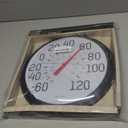 Taylor Big and Bold Wall Thermometer, Indoor Outdoor Thermometer, Wireless Thermometer with Easy to Read Numbers for Patio, Pool, and Indoor Areas, 13.25-inch, Black