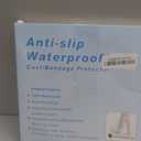 Waterproof Extra Wide Leg Cast Cover for Shower Adults, Extra Large Half Leg Shower Cover with Non-Slip Bottom, Watertight Foot Protector for Plus Size Adults Surgery Shower Boot, Size: XL-Extra wide