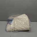 LOVEVOOK Laptop Bag for Women 17 inch, Diamond Quilted Work Tote Bags Womens Laptop Tote Bag Computer Shoulder Bags, Stylish Travel Tote Bags Laptop Purse Briefcase Handbag with Clutch Purse, Off-white