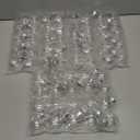 60Pcs Hanging Clear Plastic Fillable Ornaments Balls,2" Transparent Christmas Decoration Baubles,DIY Plastic Ornaments Round Balls for Christmas Tree,Birthday Party Decorations