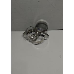 10 Pieces Hose Clamps, 304(75-90mm) 