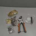 ZAPSIFOU Grommet Tool Kit with 200 Sets 3/8 Inch 10mm Grommets, Heavy Duty Grommet Kit, Grommets Pucher with Hole Punch and Eyelets, Eyelet Pliers Kit for Tarp, Fabric, Banner, Canvas, Leather