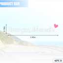 3 x I Love You Drive Safe Car Rearview Mirror Stickers, 4PCS Vinyl Cute Vehicle Rear View Mirror Decals with Heart, Funny Automotive Bumper Stickers for Women, Universal Fit (White/Pink)