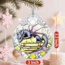Christmas Ornaments: Stained Glass Ornament, Christmas Tree Ornament, Hanging Ornaments for Home Decor & Xmas Tree Decorations, Exquisite Holiday Decor, Gift & Holiday Present - Dragon of Book
