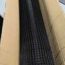 Black Hardware Cloth 48''x50' 1/2 Inch 19 Gauge Vinyl Coated Welded Wire Mesh Roll PVC Hardware Cloth Chicken Wire Fencing for Garden Fence and Home Improvement Project