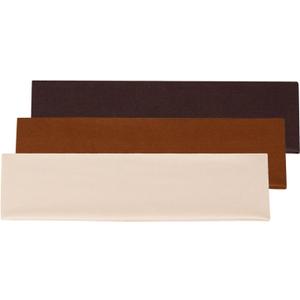 Yoga Headbands for Women, Non Slip Elastic Sweat Hairbands, Solid Color Head Accessories Headscarves Hair Hoop, Sweat-Absorbing Hairbands for Sports, Fitness, Running (Brown)