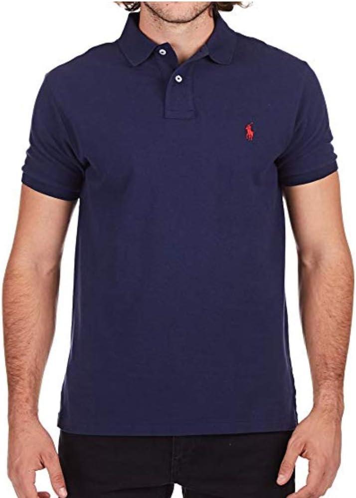 Polo Ralph Lauren Mens Ps200 (Large, Navy/Red)