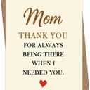 3 x Cheerin Sweet Birthday Cards for Mom – Thank You Card for Mum with Envelope from Daughter and Son – Heartfelt Appreciation Mother's Day Cards for Stepmom, Grandma, or Mother Figures 5x7
