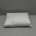 BOSOWOS Pillow Shams Queen Size Set of 2, Ultra Soft Breathable Quilted Embroidery Pillow Cases 20 x 30 Inches for Sleeping, Decorative Microfiber Bed Pillowcases Easy Care, White