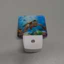 Sea Turtle Night Light, Ocean Themed Plug-in Nightlight with Dusk to Dawn Auto Sensor for Home Bedroom Hallway Kitchen 0.5W Sleep Friendly Led Lamp for Women Men