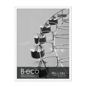 Elsa L Modern Flat Poster Frame - White, 18 x 24 in