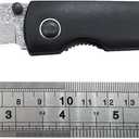 ALBATROSS Premium Damascus Folding Pocket Knife - EDC Knife with 71-Layer Damascus Steel Blade and Ebony Wood Handle - Gift for Men - HGDK005