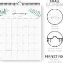 2 x Jotsome Wall Calendar 2026, 11.2"x14.2" Monthly Calendar From Now To December 2026, Bleed-Proof Paper Calendar with Notes For Home and Office, Easy Organizing(Florals)