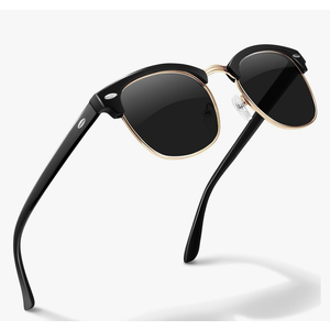 livho Rimless Trendy Polarized Sunglasses Men Women, Retro Sun Glasses for Men Women 2025, Semi Rimless UV Protection Shades
