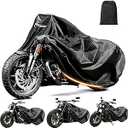 Motorcycle Cover for Harley Davidson Touring Models Road King, Road Glide, Street Glide, Electra Glide, Heritage Classic, Low Rider and More - Waterproof Motorcycle Cover Outdoor Storage