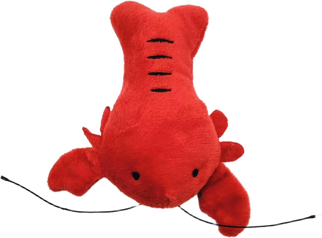 Squeaky Dog Toys to Keep Them Busy Squeaky Dog Toys with Soft Fabric, for Small Dogs for Daily Interaction, Companion Training 1Pcs (Lobster)