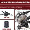 BUCKLOS 8/9/10/11/12 Speed Cassette Ultra-Light 11-25/28/32/34/36/40/42/46/50/52T Bike Cassette Fit Mountain Bike/Road Bike/XC/DH/AM,Compatible with Shimano Sram HG Hub Driver