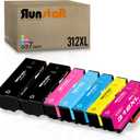 Run Star 7 Packs 312XL Remanufactured Ink Cartridge Replacement for Epson 312XL T312XL use for Epson Expression Photo XP-8500 XP-8600 Printer (2BK/C/M/Y/LC/LM)