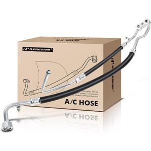 A-Premium A/C Suction Hose & Discharge Line Hose Assembly Compatible with Chevrolet & GMC Vehicles - C1500, C2500, C3500, K1500, K2500, K3500, 1991 1992 1993 2000, 5.0L 5.7L 7.4L
