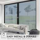 2 x ColorfulHall Window Film Privacy One Way Window Tint for Home Reflective See Out not in Light Heat Blocking for Doors and Windows(Silver 17.5X78.7)