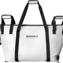 Buffalo Gear Insulated Fish Cooler - 27.5QT 58QT Waterproof Flat Bottom Bag, Leakproof and Fishing Kill Bag, 35.5*11.8*17.7"