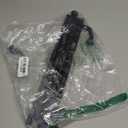 Curtain Rods 2 Pack 5/8 inch Black Curtain Rods for Windows 30 to 60 Inch with Brackets Easy to Install for Bedroom Living room Kitchen