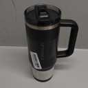 STANLEY Quencher ProTour Flip Straw Tumbler with Leakproof Lid | Built-In Straw & Handle | Cupholder Compatible for Travel | Insulated Stainless Steel Cup | BPA-Free (30 Ounces, Black Fade)