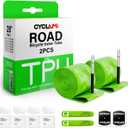 2-Pack CYCLAMI TPU Inner Tube 700C x 18/23/25/28/30/32C for Road Bike Tire Metal/Plastic Presta Valve Upgraded Durability Bicycle Tube 45/60/80MM Length of French Valve