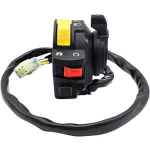 M MATI Left Handlebar Start Stop Headlight Switch for Suzuki Eiger 400 Kingquad 400 Vinson 500 Ozark 250 Quadsport 250 Quadmaster 500 Quadrunner 500 LT-A LT-F LT-Z 37400-27H00 37400-09F02