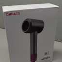 SHRATE Professional High Speed Ionic Hair Dryer | Ultra-Fast Drying | 500 Million Negative Ions | Low Noise | 160000 RPM | Compact Blow Dryer with Magnetic Diffuser for Faster Drying All Hair Types (Grey)