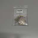 20PCS Self-Drilling Anchors, Metal Drywall Anchors Screws Kits Heavy Duty, Zinc Plated Anchors for TV, Cabinets, No Drill or Holes (10pcs 0.47 x 1.56 in Steel Anchors, 10pcs Zinc Screws) (Gold)