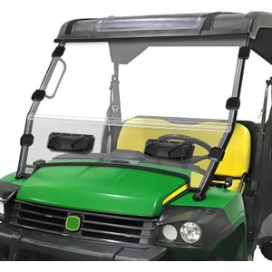 MDPROMCP Vented Front Scratch Proof Windshield Compatible With Gator HPX 620i 625i 825i XUV 850 XUV855D Heavy Duty PC Clear