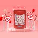 3 x Fruidles 40-Count Valentine's Tattoo Heart Lollipops Candy, Red Heart Shaped Hard Candy Lollipop Suckers, Individually Wrapped, 10g Lollipop