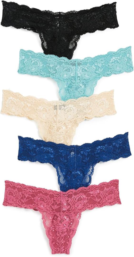 Cosabella Women's Never Say Never Cutie Low Rise Thong 5 Pack