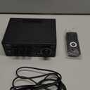 AK45 Stereo Audio Amplifier,300W Home 2 Channel Wireless Bluetooth 5.0 Power Amplifier System, Home Amplifiers FM Radio, USB, SD Card, with Remote Control Home Theater Audio Stereo System