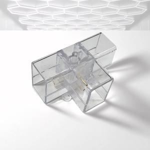 4pcs DIY Hexagonal LED Garage Light connectors, 5 Types of Honeycomb Light connectors, only for LED Garage Light Tubes (T Connector)