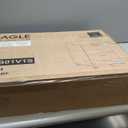 VASAGLE 2-Drawer File Cabinet, Small Rolling Filing Cabinet for Home Office, Printer Stand, for A4, Letter-Size Documents, 15.7 x 16.5 x 27.6 Inches, Natural Walnut and Ink Black UOFC040K01