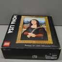 LEGO Art Mona Lisa Building Set - Leonardo da Vinci Wall Display, Ages 18+ - DIY Crafts for Men, Women - Great for Puzzle and Art Lovers - Birthday Gift Idea - Includes Detachable Frame - 31213