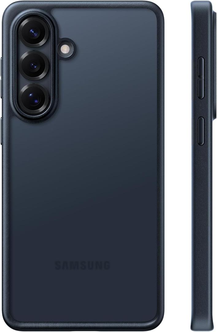 TORRAS for Samsung Galaxy S26 Plus Case, [12FT Military-Grade Protection] Slim Case for Samsung S26 Plus Case Thin, Matte Translucent Black, S26+ Case, 6.7'', Guardian Series