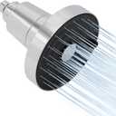 SANYCASA Filtered Shower Head for Hard Water, Removes Chlorine & Heavy Metals, KDF-55 Filter for Healthier Hair & Skin, Protects Colored Hair, High Pressure, Dermatologist Recommended(CP) (Polished Chrome)