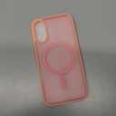 SUPFINE Magnetic for iPhone 17 Case (Compatible with MagSafe)(Military Grade Drop Protection) Translucent Matte Shockproof with Anti-Fingerprint Phone Cover 2025,Pink